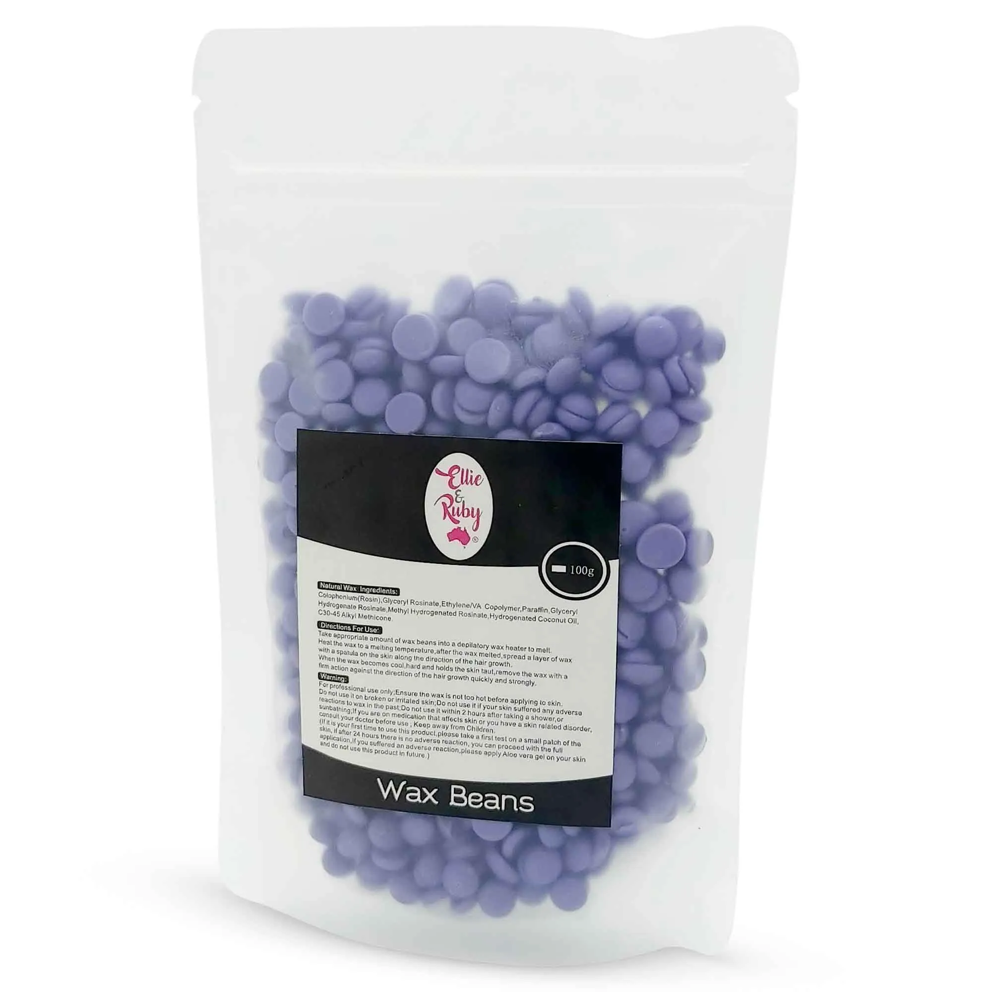 10x100g Hard Wax Beans - Brazilian Waxing Beads - Stripless Bikini Hair Removal