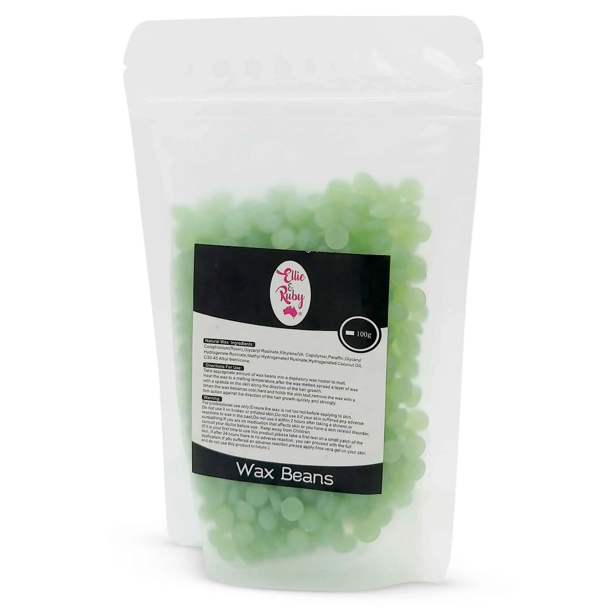 10x100g Hard Wax Beans - Brazilian Waxing Beads - Stripless Bikini Hair Removal