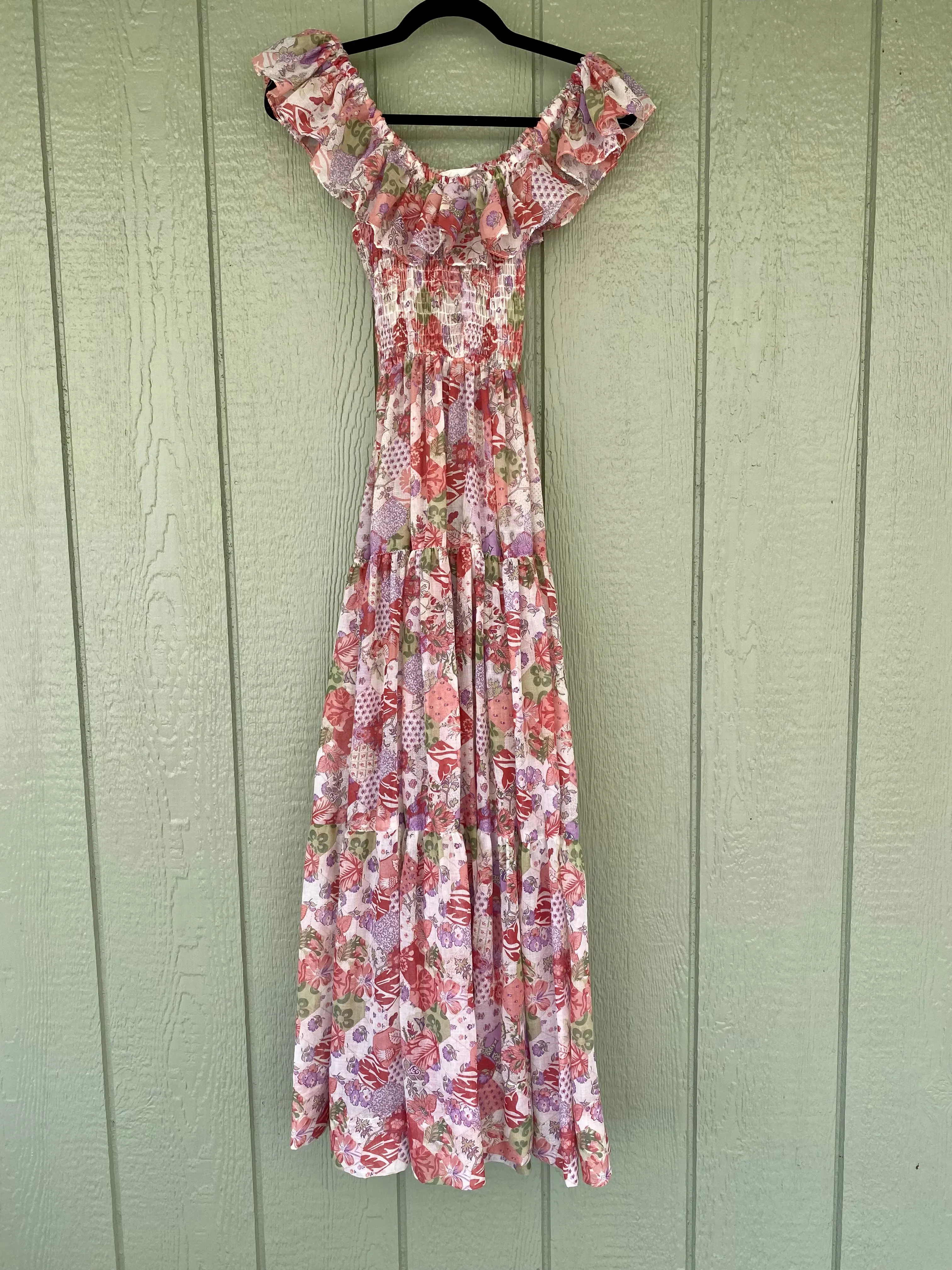 1970s Jack Kramer California floral dress