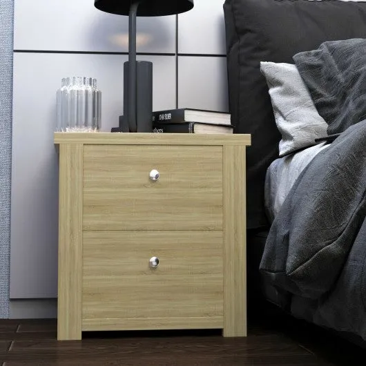 2- Tiers Bedside Sofa Table -Coffee