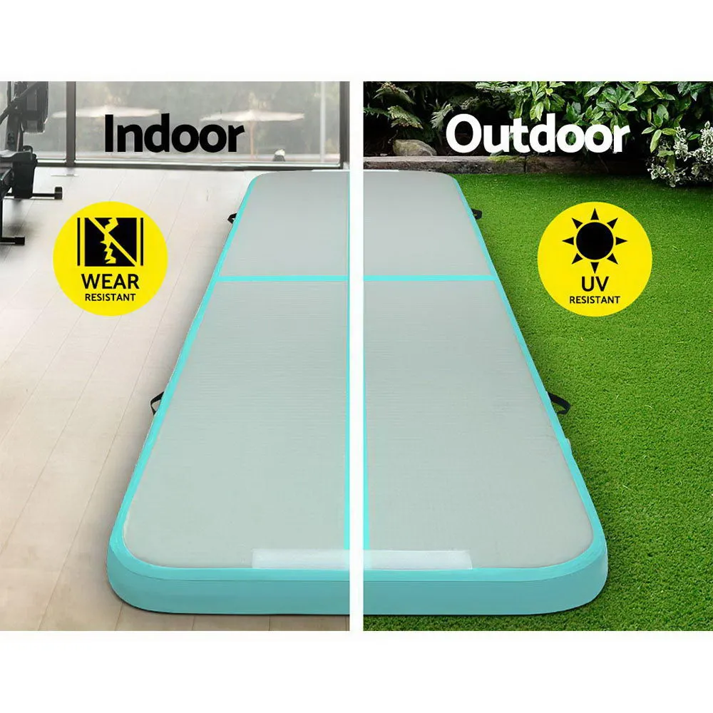 3M Anti-Slip Inflatable Gymnastics Mat with Pump - Everfit