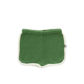 70's Shorts Green/White