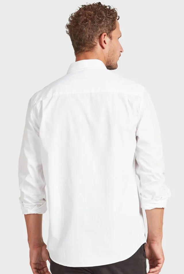 ACADEMY BRAND - Frank Poplin Shirt - White