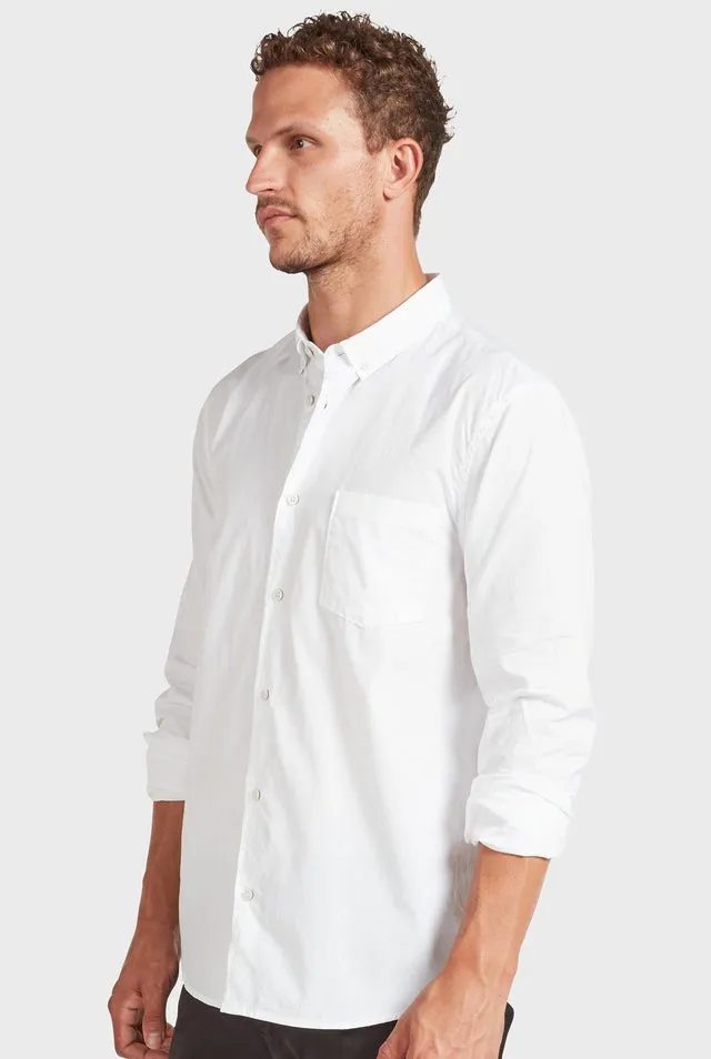 ACADEMY BRAND - Frank Poplin Shirt - White