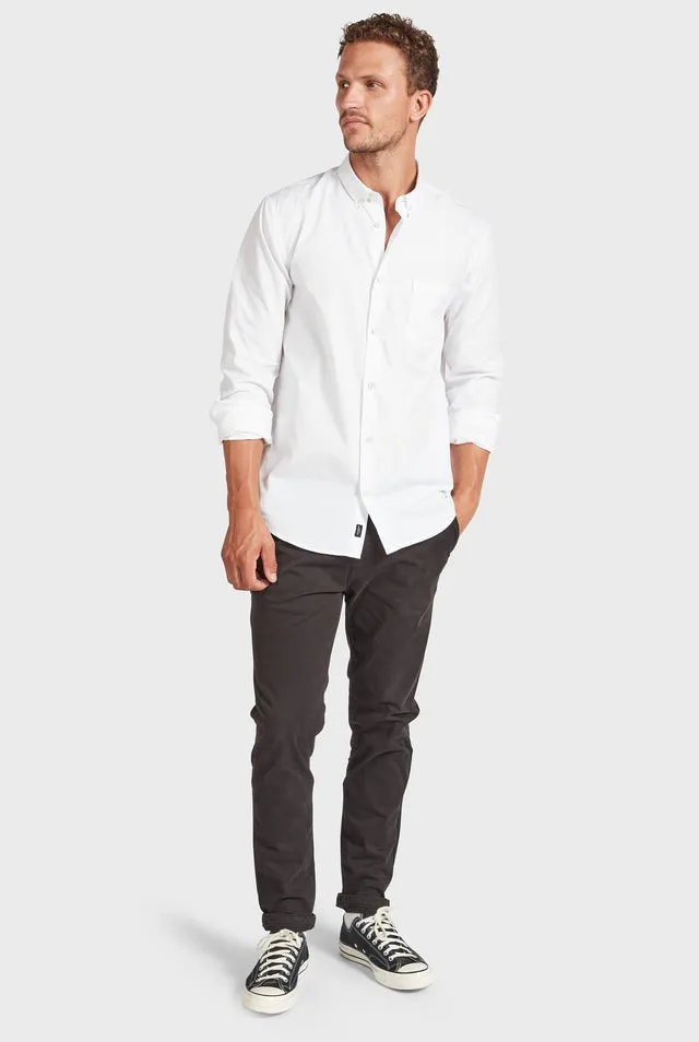 ACADEMY BRAND - Frank Poplin Shirt - White