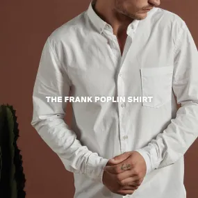 ACADEMY BRAND - Frank Poplin Shirt - White