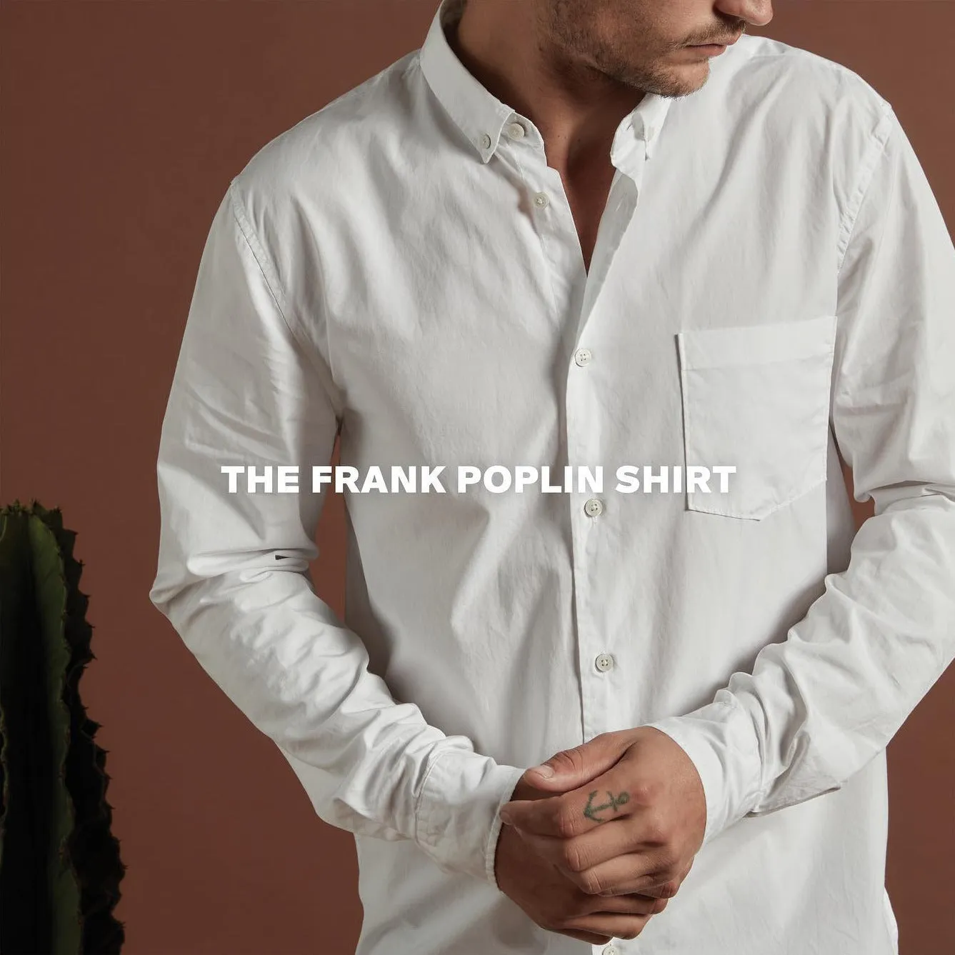 ACADEMY BRAND - Frank Poplin Shirt - White