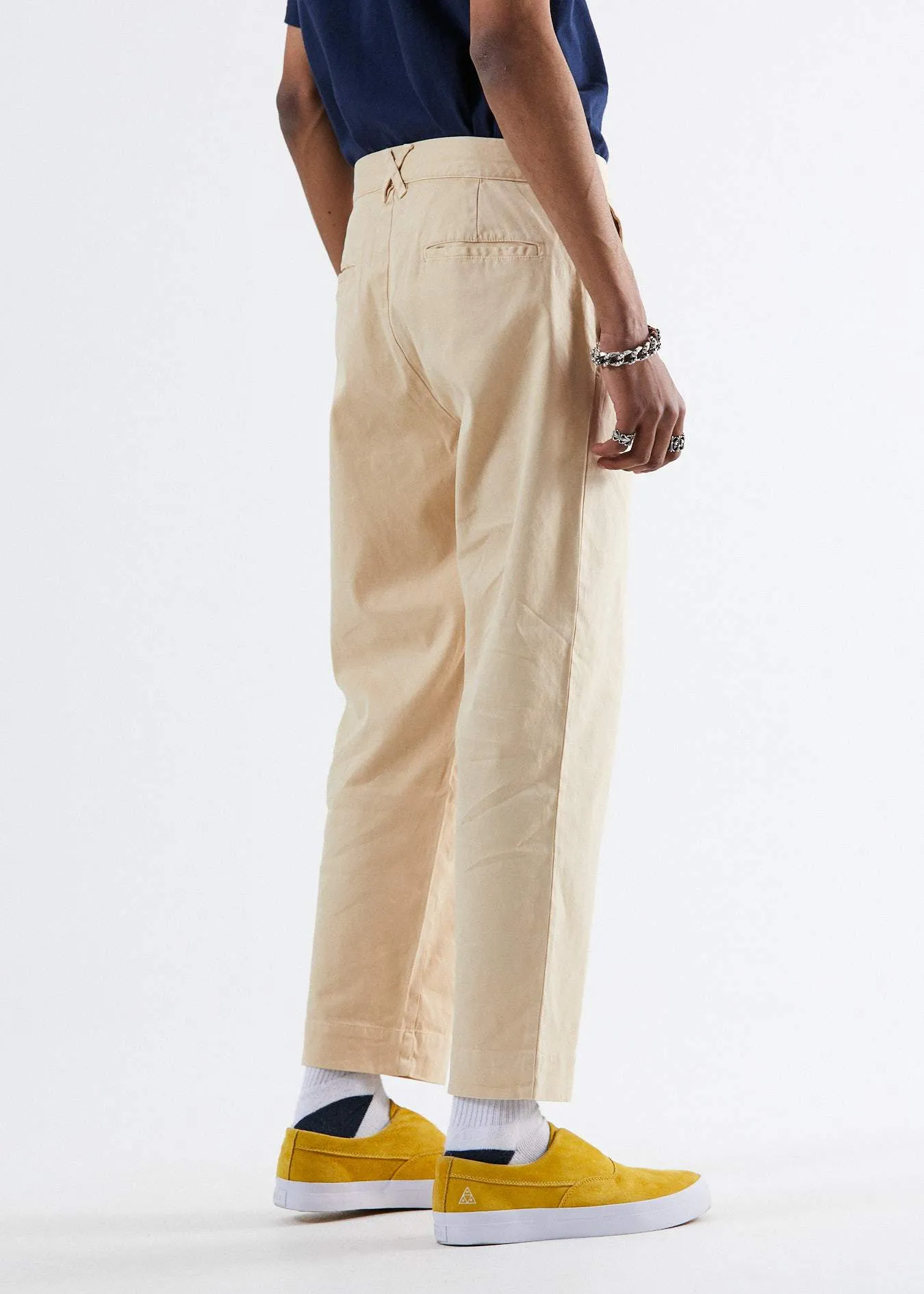 Afends Mens Day Off - Hemp Chino Pant - Dirty Beige