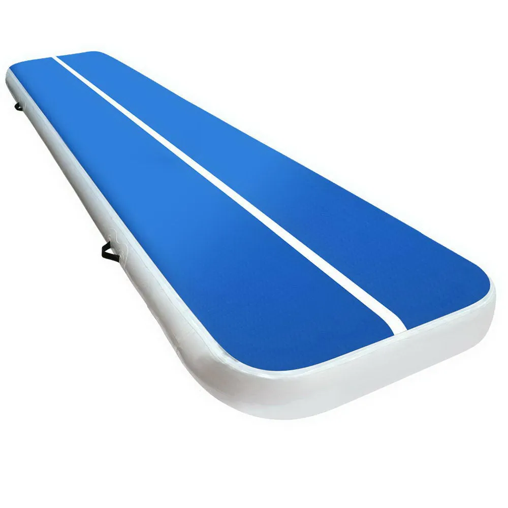 Anti-Slip 4m Inflatable Air Track Mat 20cm Thick Everfit