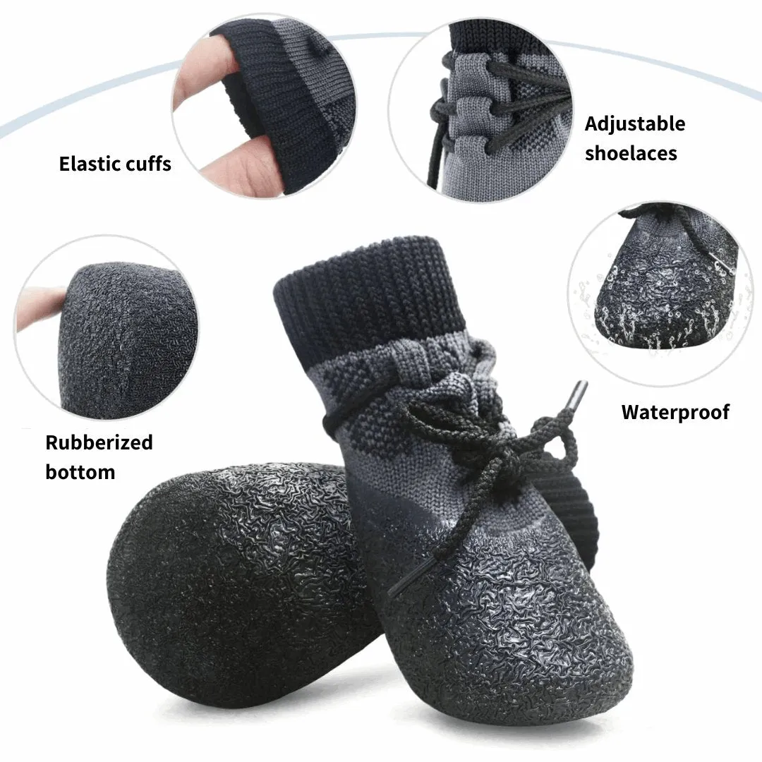 Anti-Slip Rubberized Sock Boots