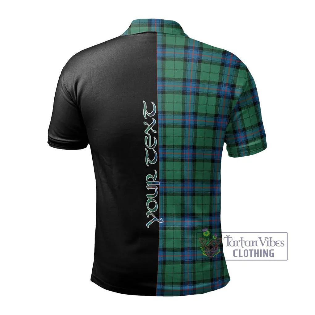 Armstrong Ancient Tartan Polo Shirt with Family Crest and Half Of Me Style