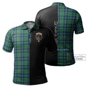 Armstrong Ancient Tartan Polo Shirt with Family Crest and Half Of Me Style