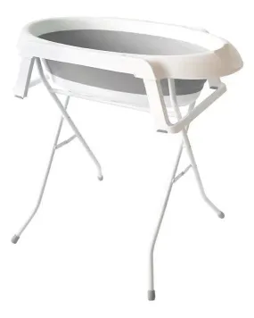 Baby Bath Tub With Stand - Grey