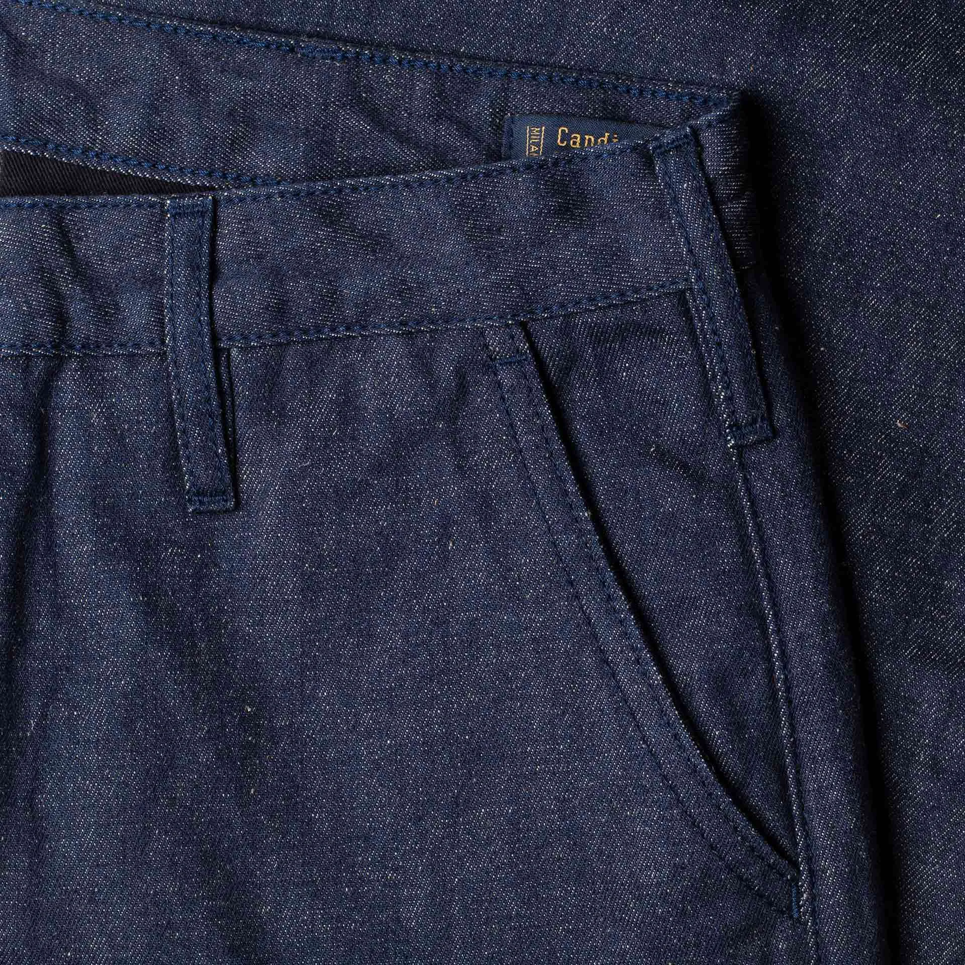 BC-01 TAPERED CHINO 11.5 oz. stay-blue hemp selvedge [C/O]