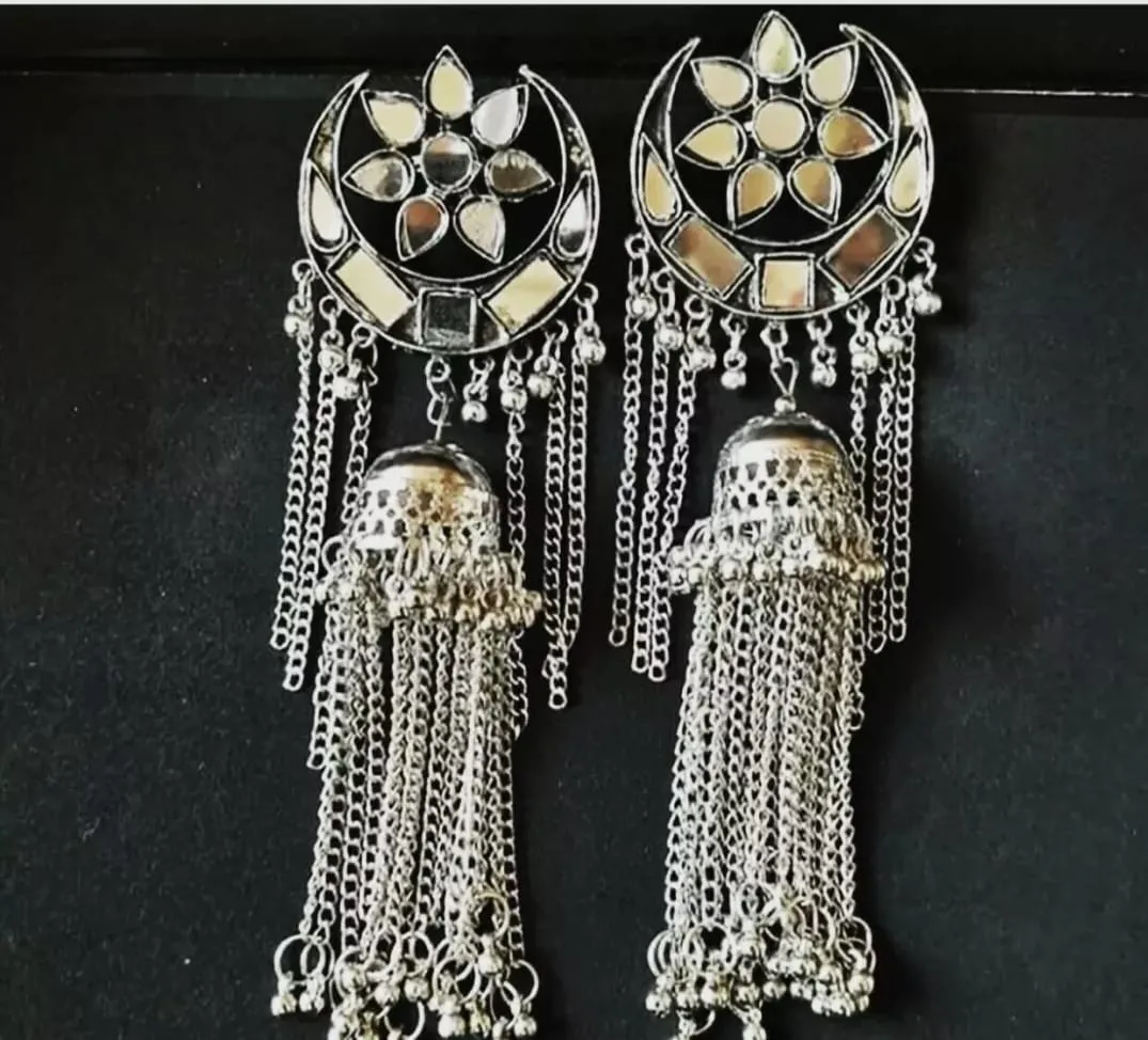 Bollywood Ethnic Chandbali Jhumka.