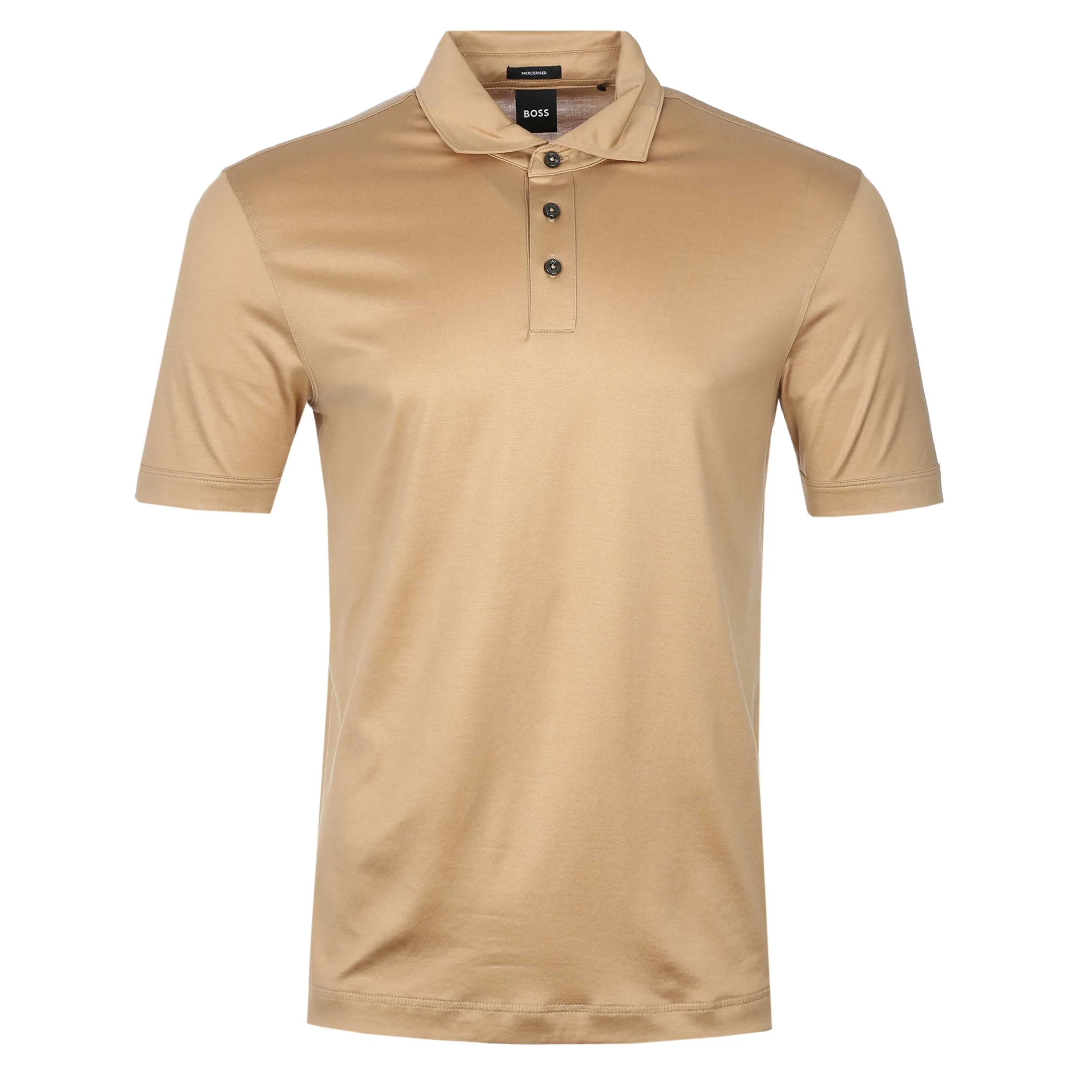 BOSS Press 53 Polo Shirt in Medium Beige