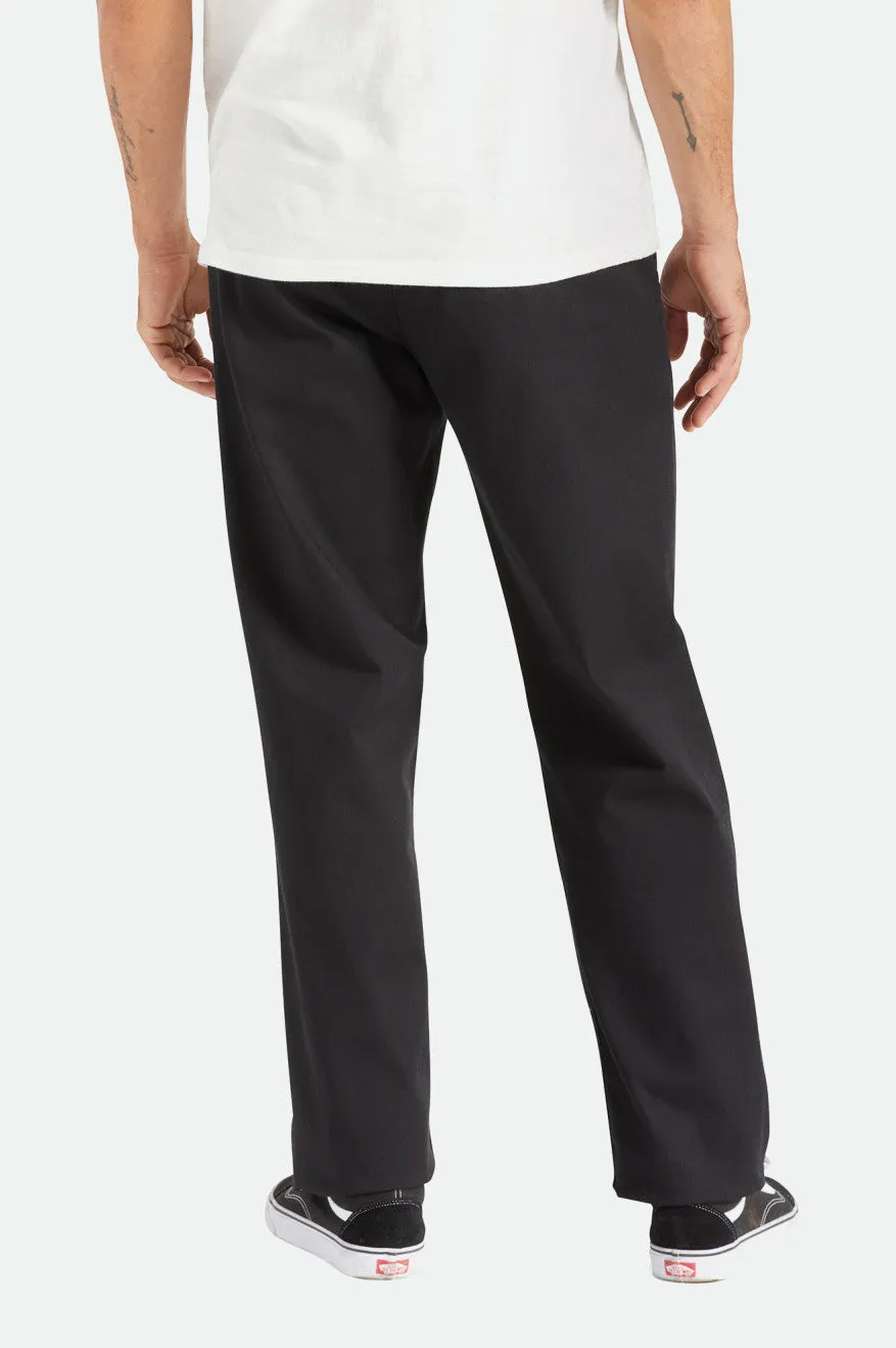 BRIXTON CHOICE CHINO RELAXED PANT BLACK