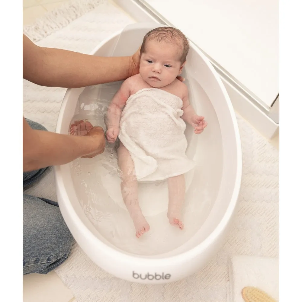 Bubble Cuddle Bath with Bath Seat - White