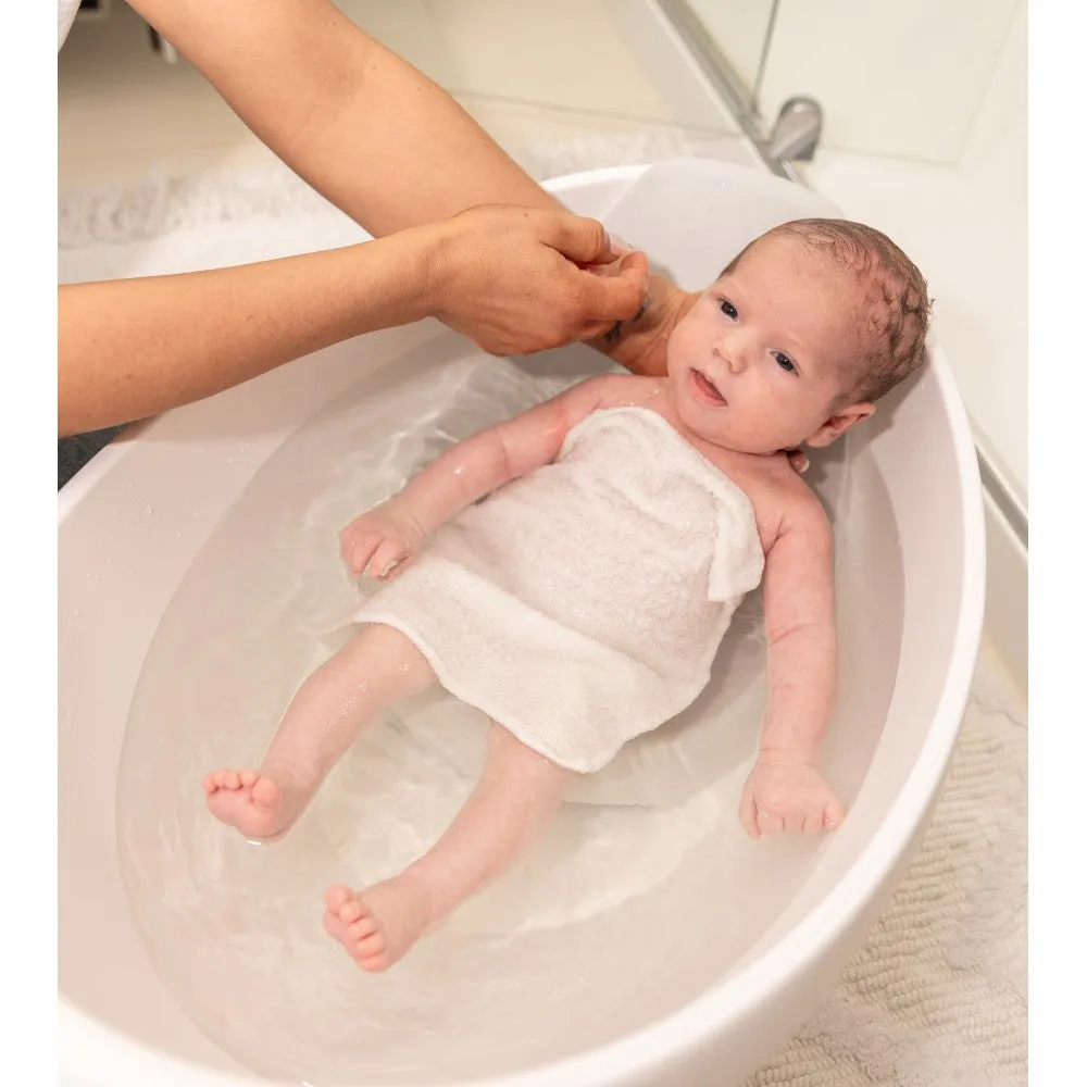 Bubble Cuddle Bath with Bath Seat - White