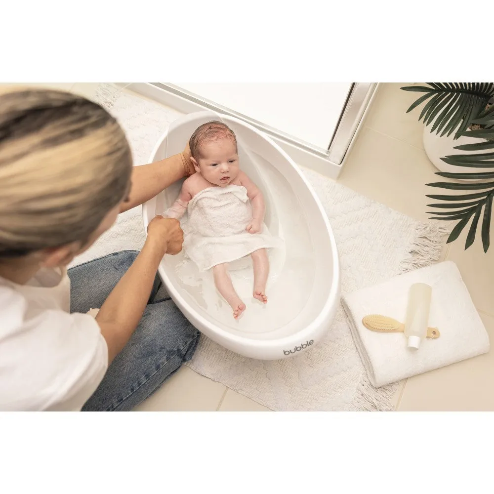 Bubble Cuddle Bath with Bath Seat - White