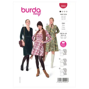 Burda Pattern 5943 Misses' Dress