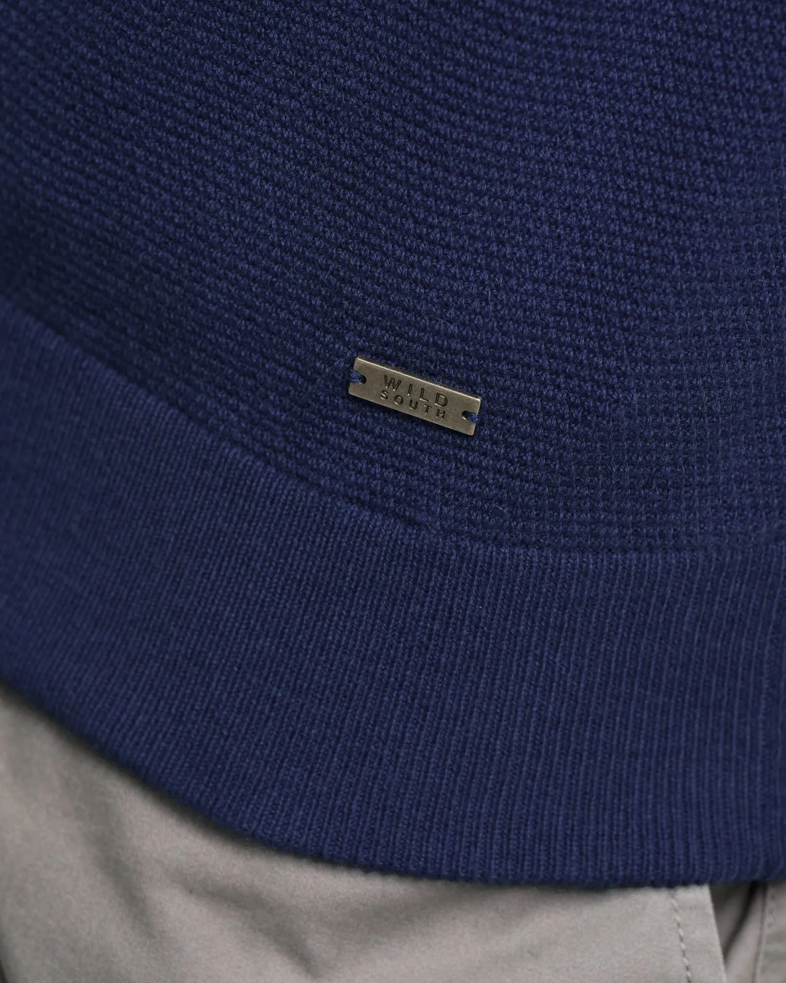 CASHMERE COTTON CREW STITCH