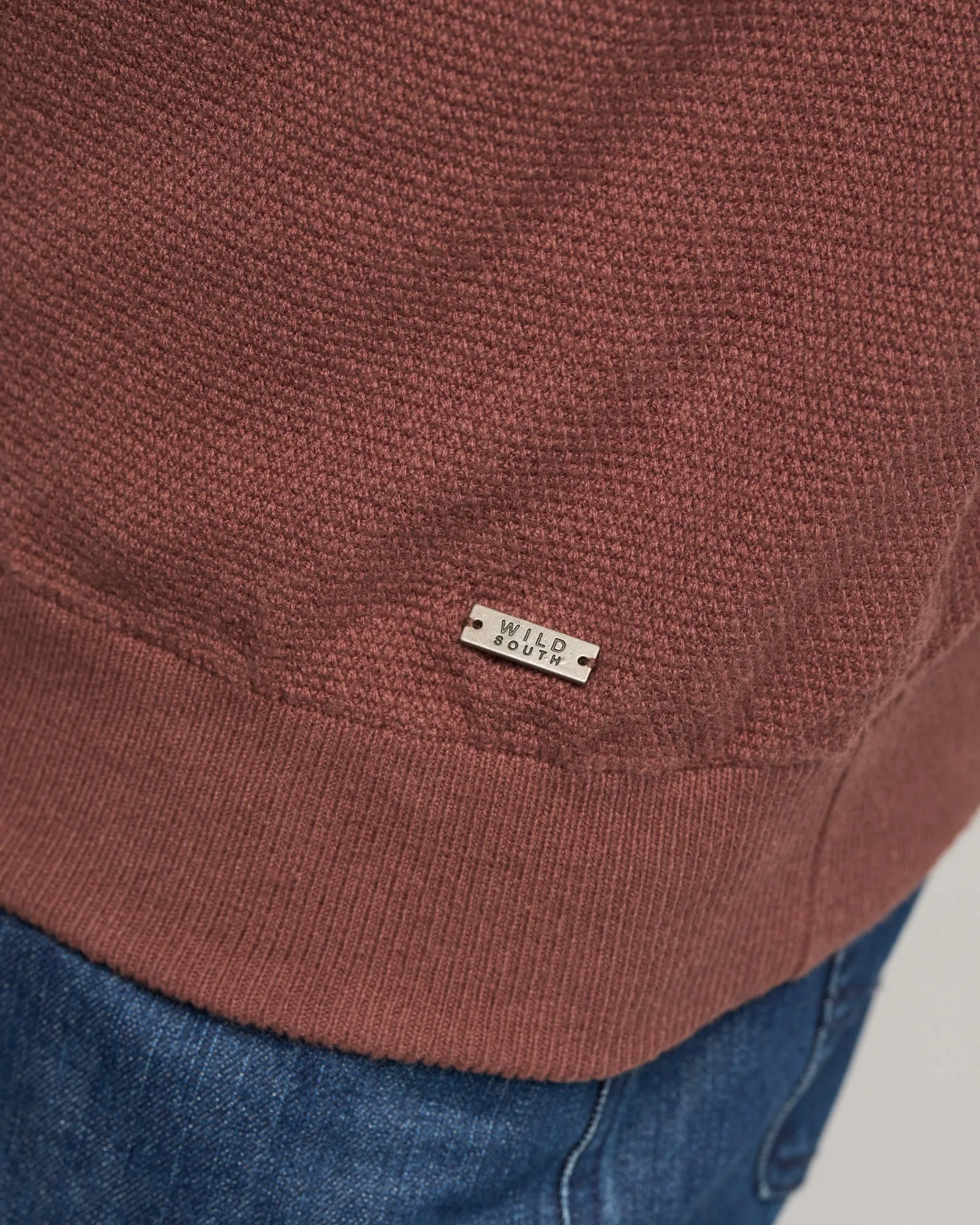 CASHMERE COTTON CREW STITCH