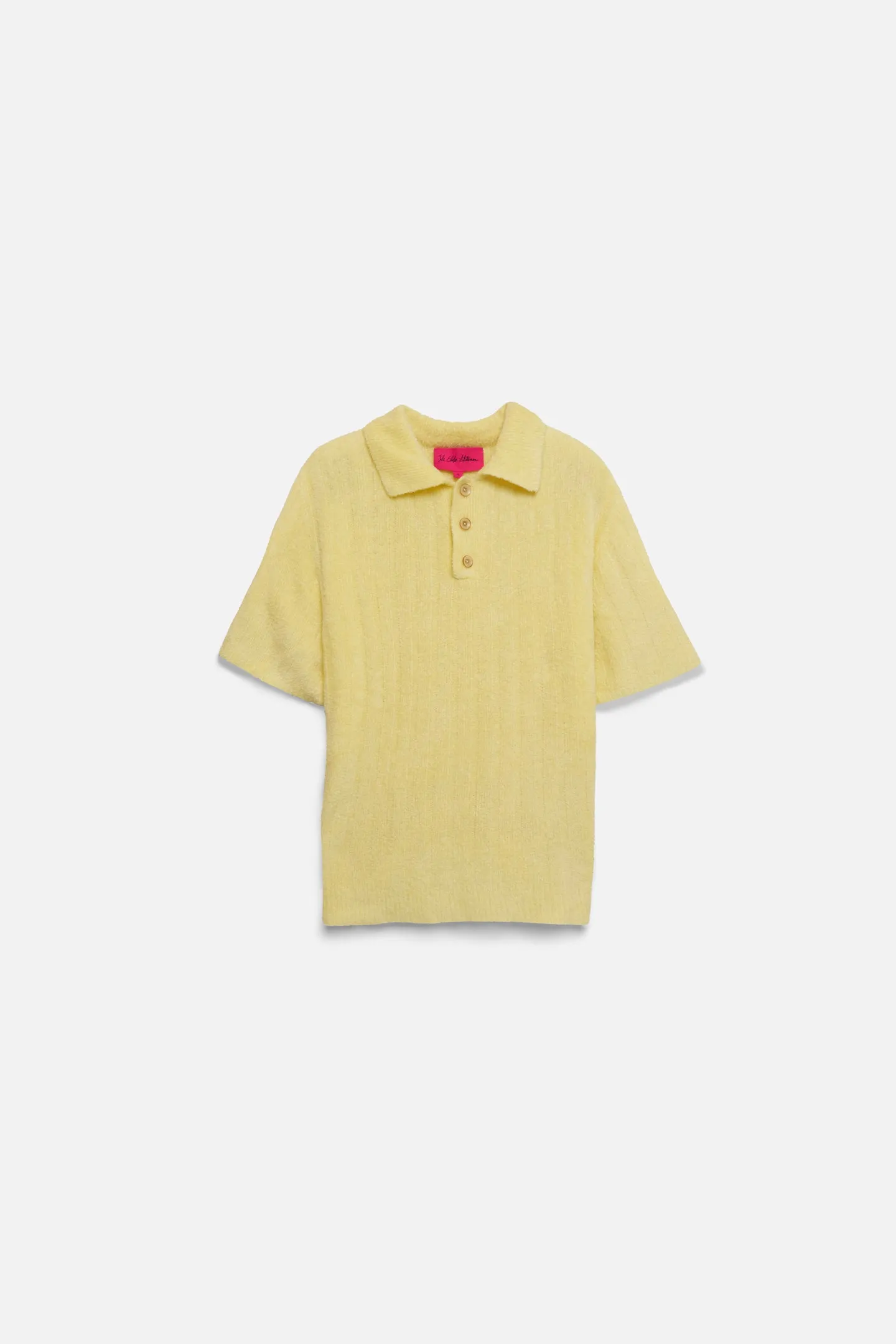 Chenille Short-Sleeved Rib Polo