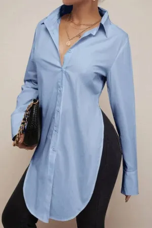 Circles Powder Blue Top