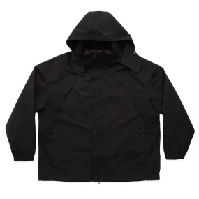 Column Jacket - Black Waxed Cotton/Nylon WR