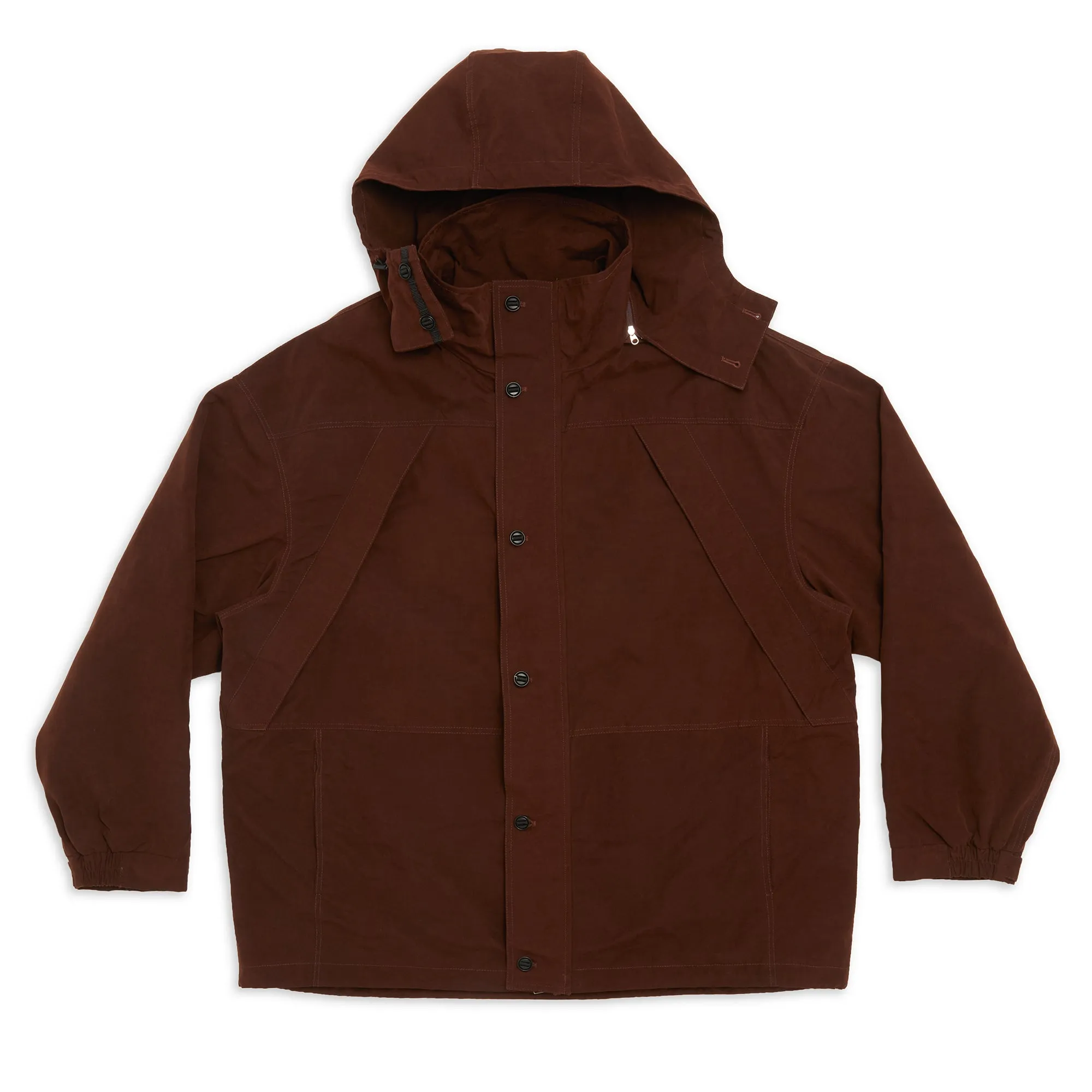 Column Jacket - Brown Waxed Cotton/Nylon WR