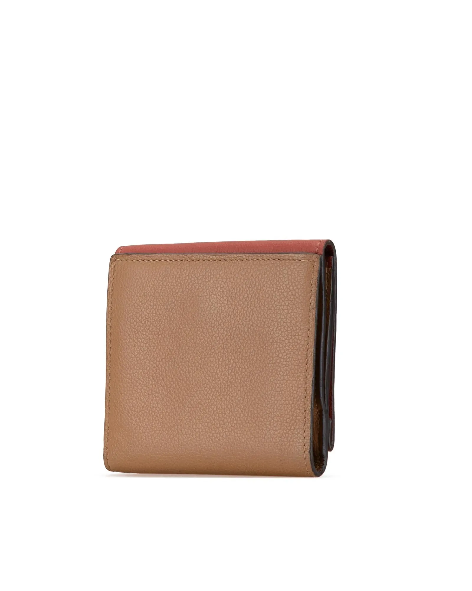 Compact Leather Wallet with Interior Slip Pockets