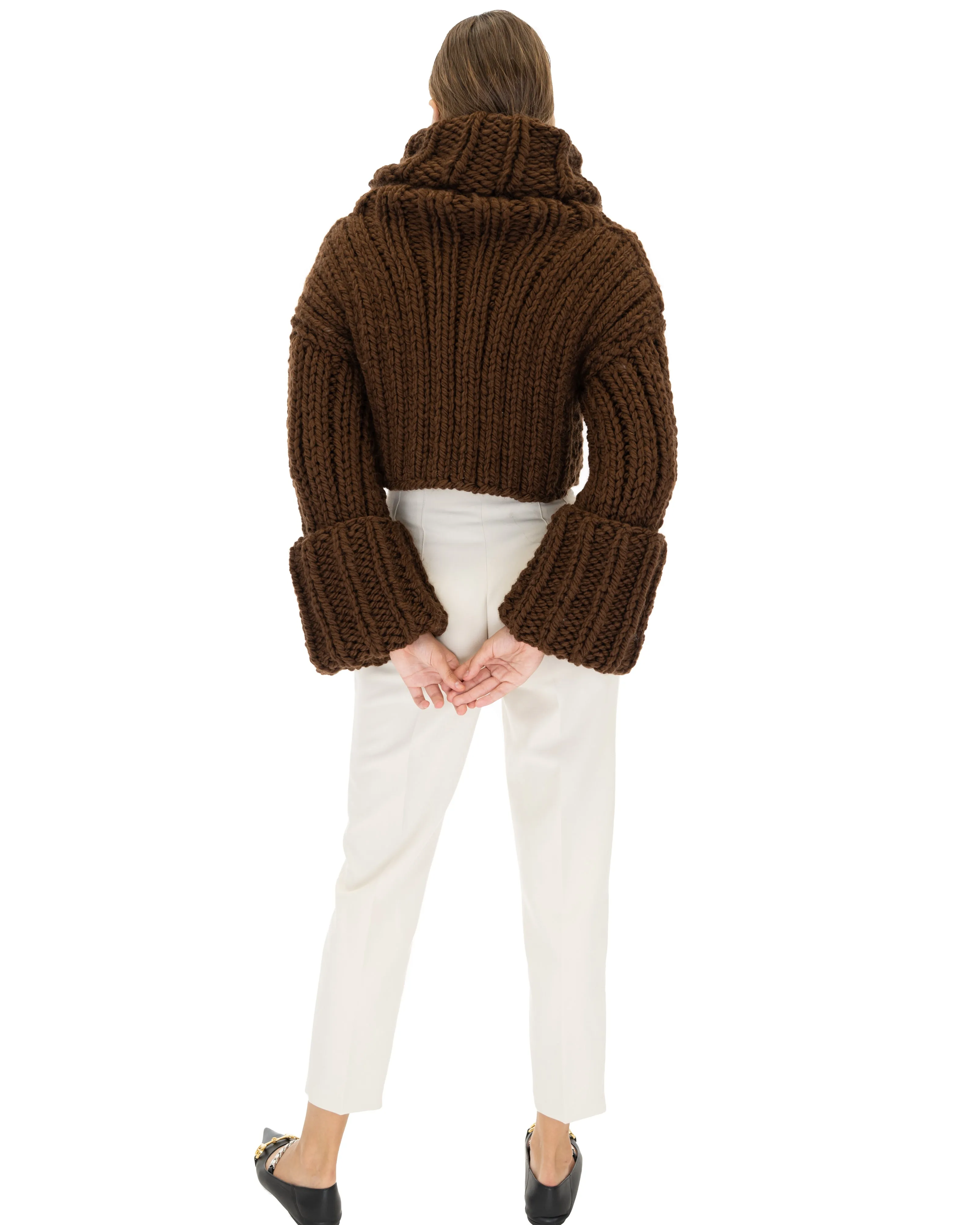 Crop Turtle Neck Jumper