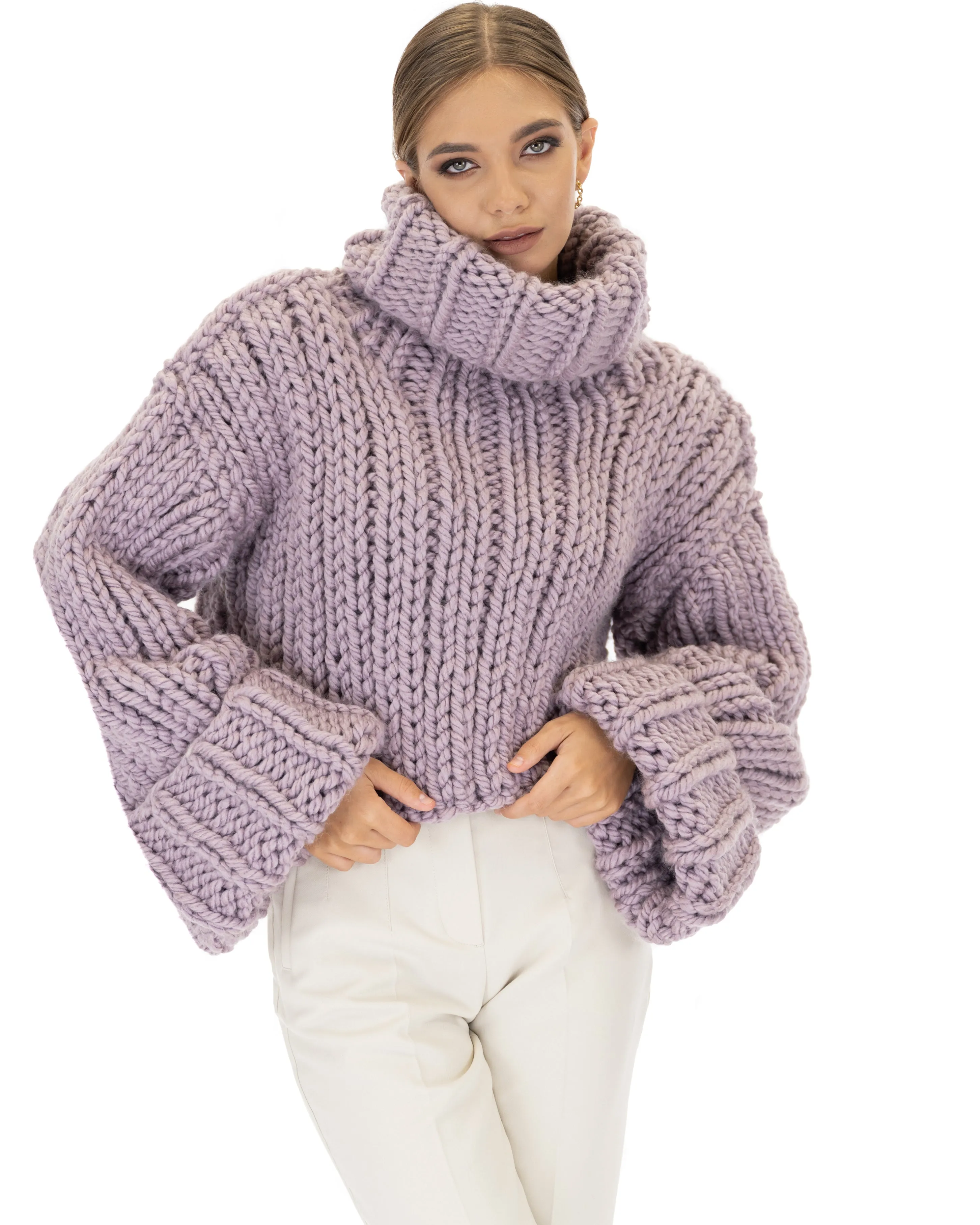 Crop Turtle Neck Jumper