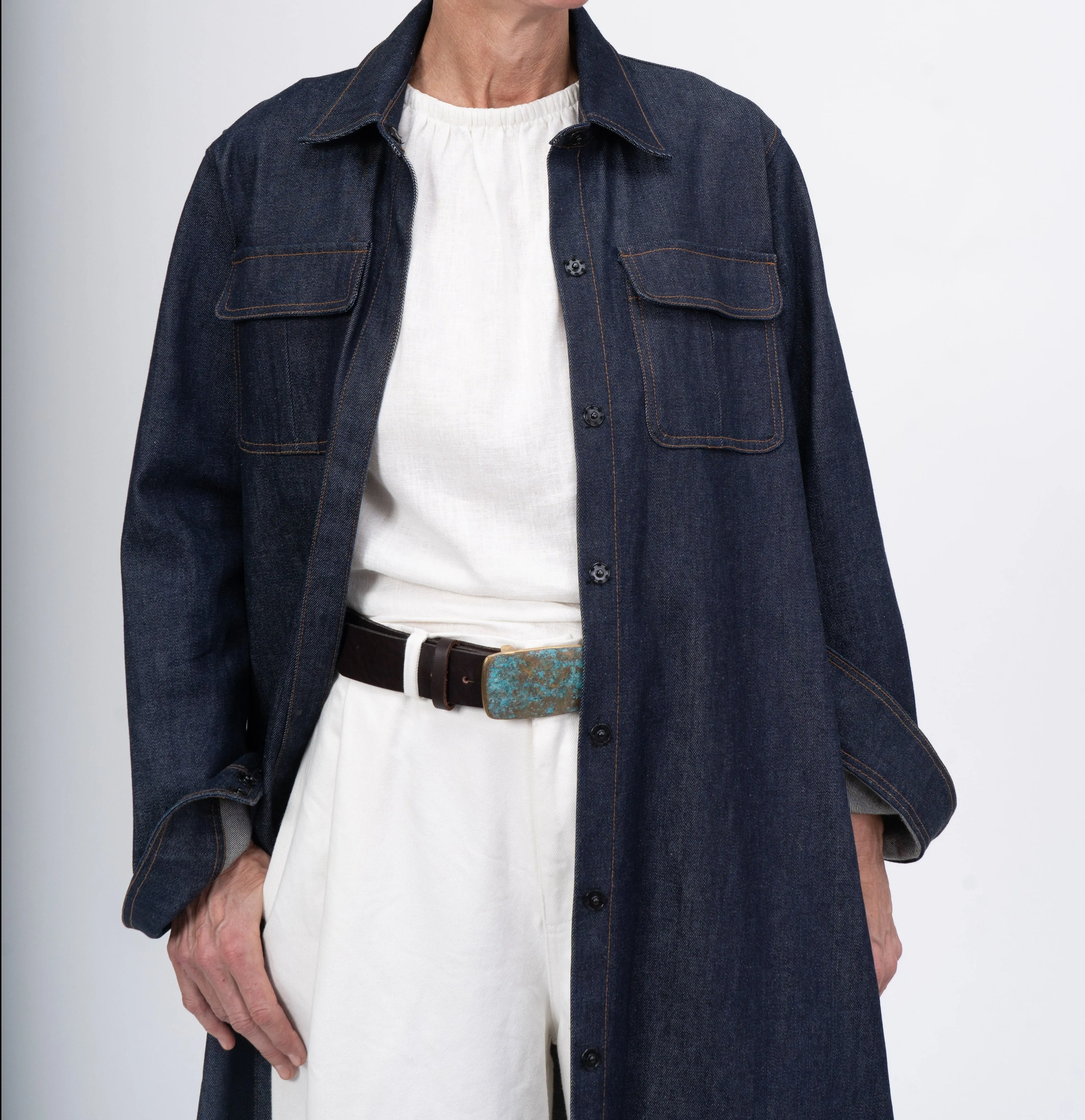 Denim Duster Coat