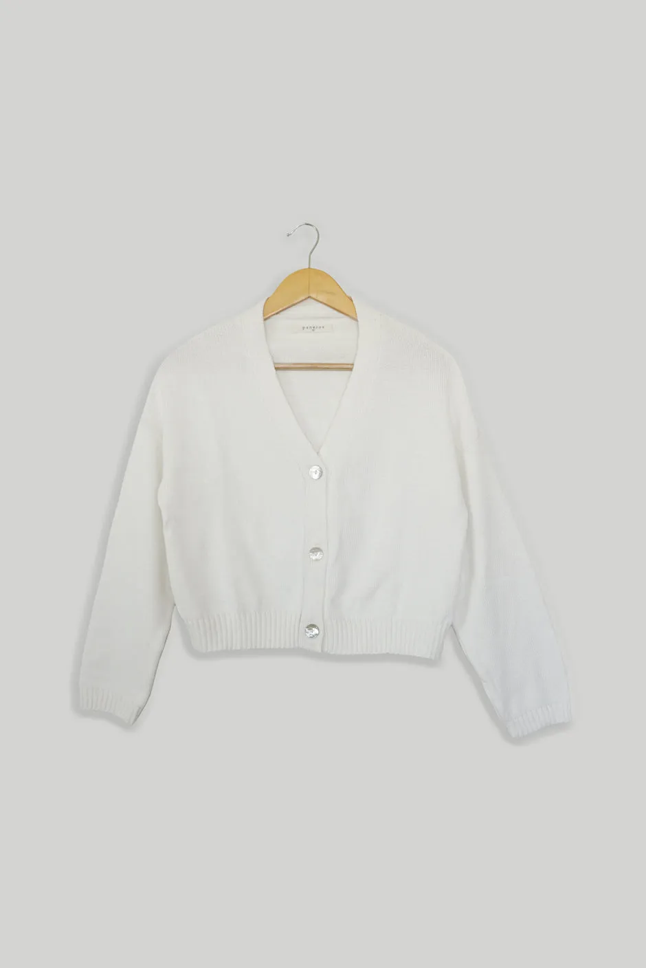 Diana Cardigan in Sugar White