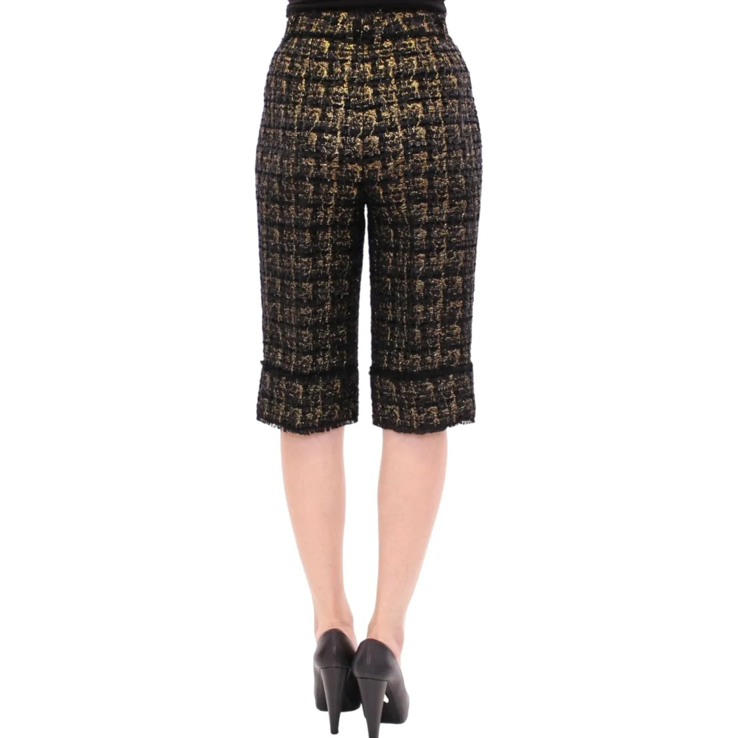 Dolce & Gabbana Elegant Designer Woven Shorts