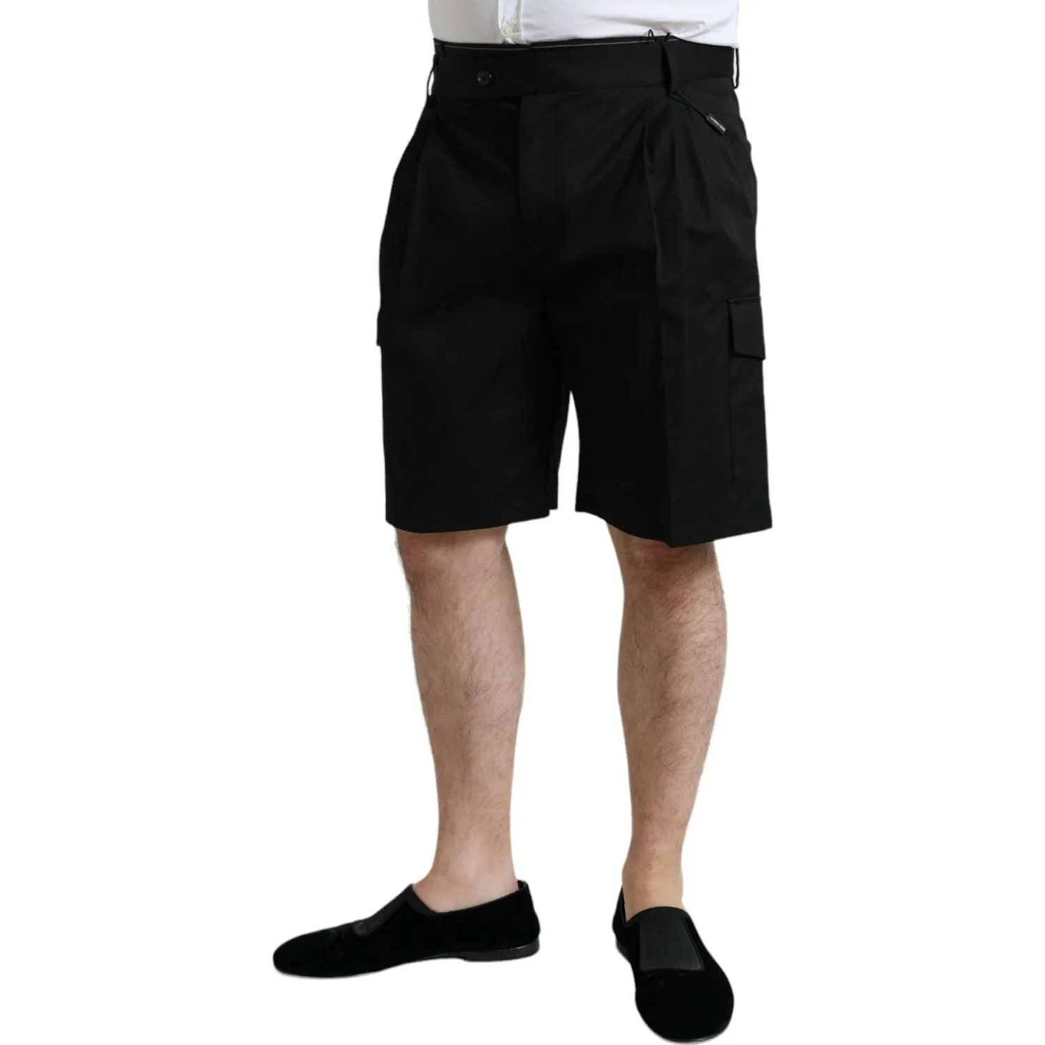 Dolce & Gabbana Sleek Designer Bermuda Cargo Shorts