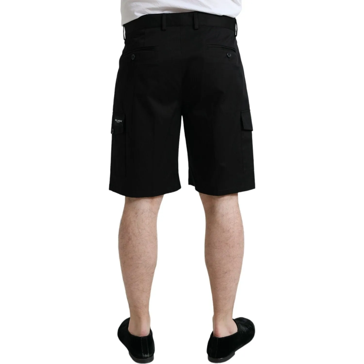 Dolce & Gabbana Sleek Designer Bermuda Cargo Shorts