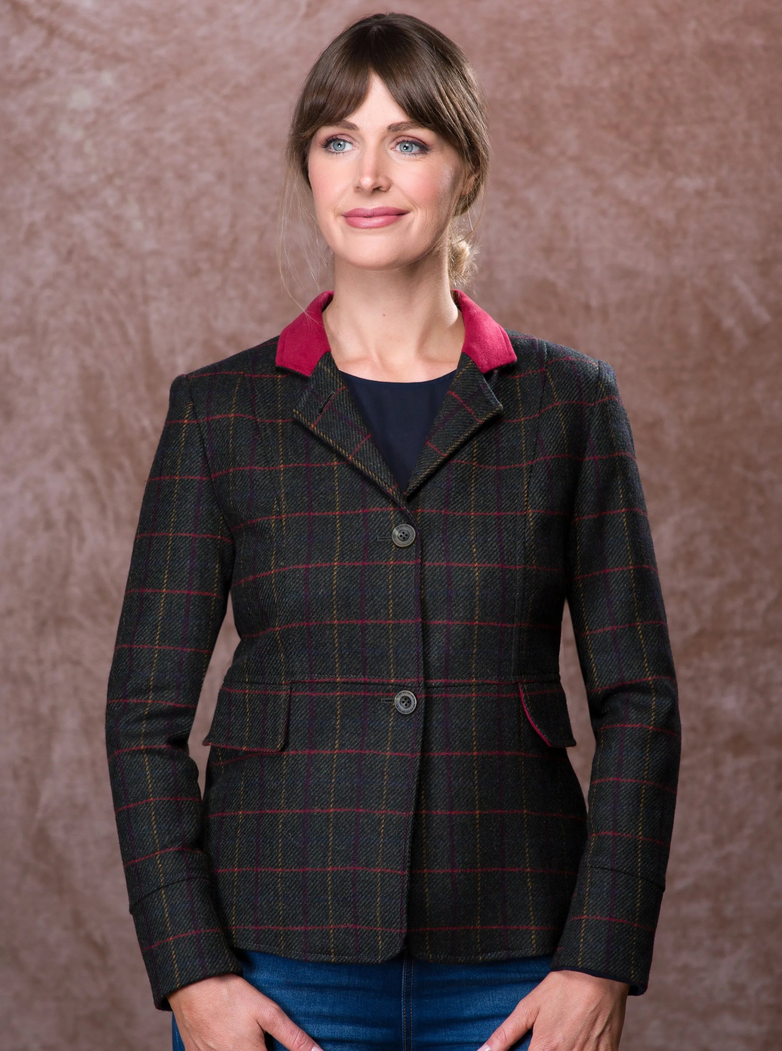 Donna Tweed Jacket - Primary Green