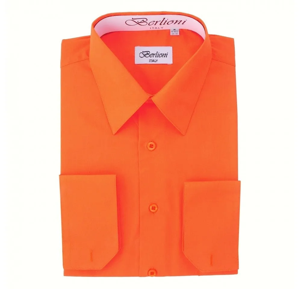 Dress shirt with French convertible cuffs 155480