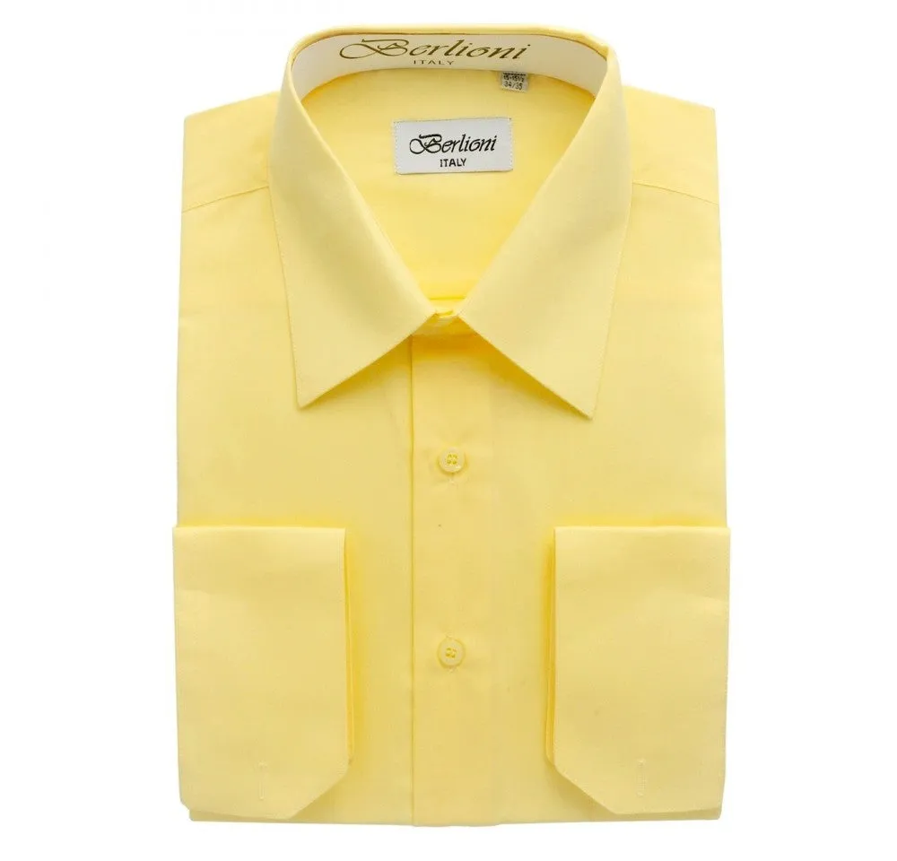 Dress shirt with French convertible cuffs 155480