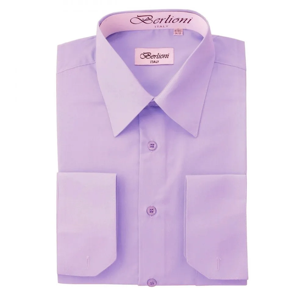 Dress shirt with French convertible cuffs 155480