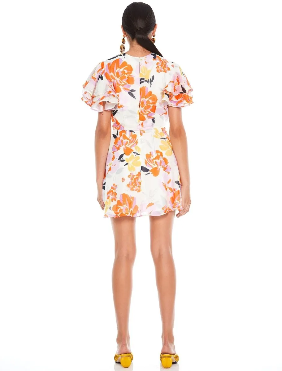 EFFERVESCENT FLORAL MINI DRESS