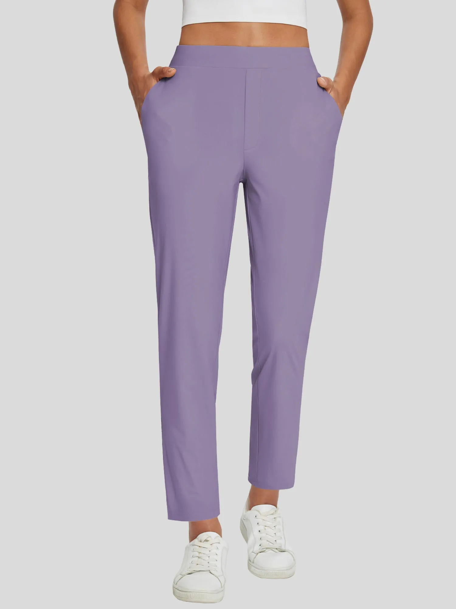 Flyleaf Ankle-length High-rise Pants