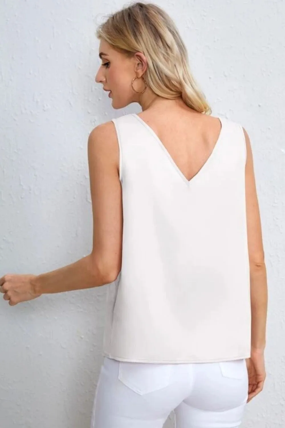 Free Falling White Top