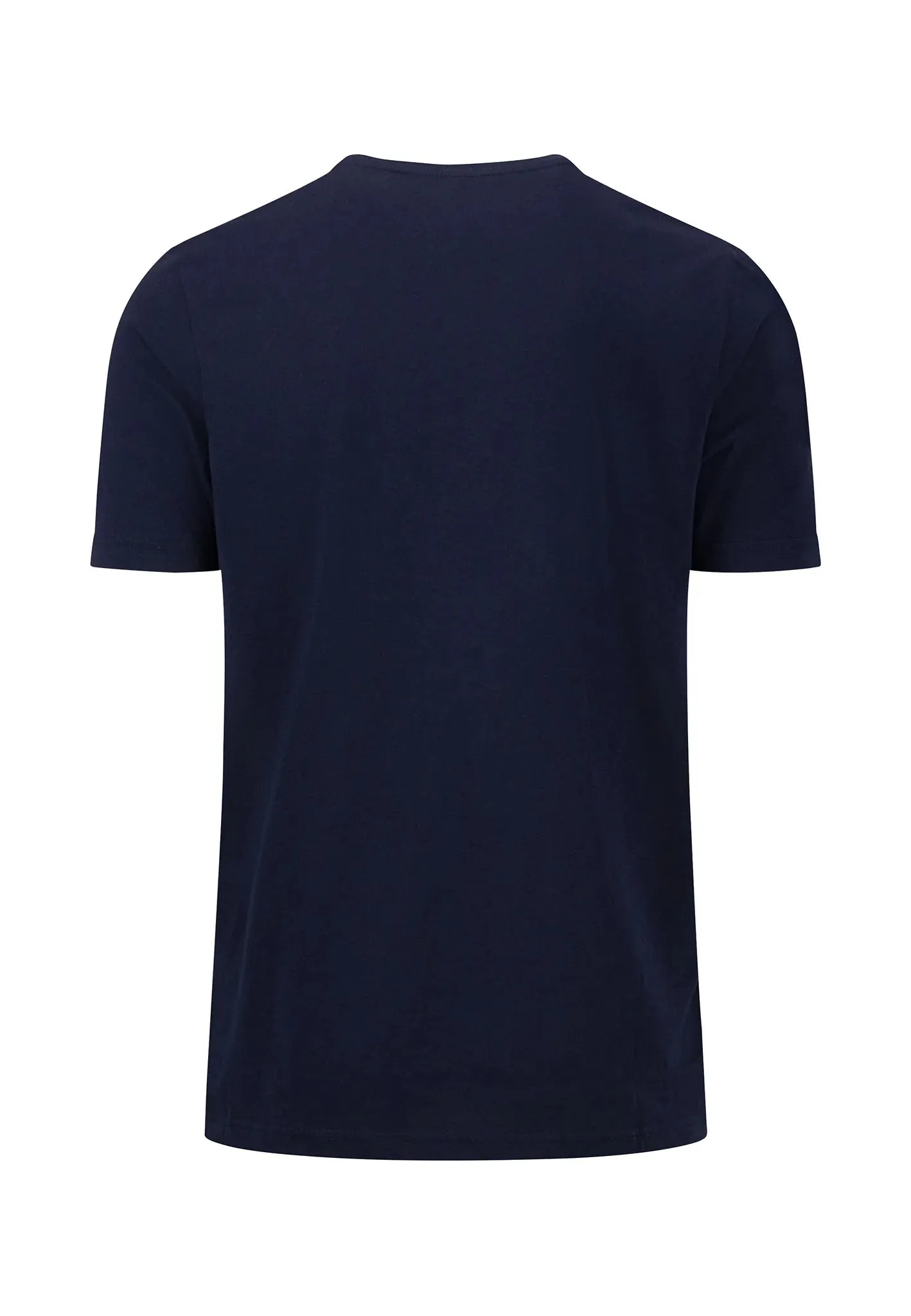 FYNCH HATTON T-Shirt - Men's Round Neck – Navy