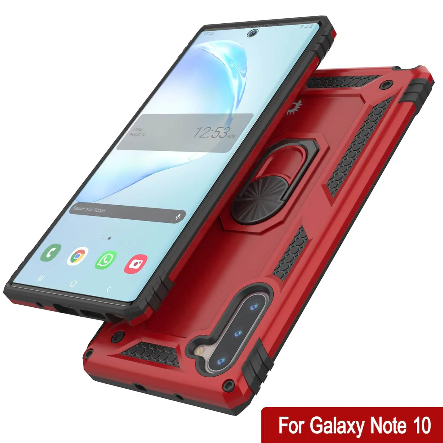 Galaxy Note 10 Punkcase Armor Military Case Red