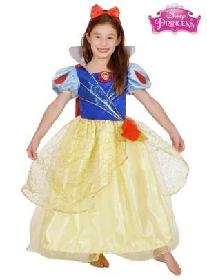 Glitter and Glow Snow White Girls Premium Disney Princess Costume