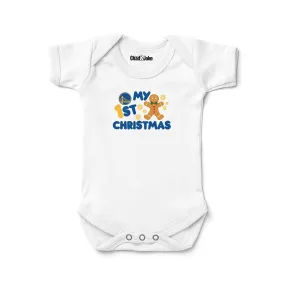 Golden State Warriors "My First Christmas Gingerbread" Bodysuit